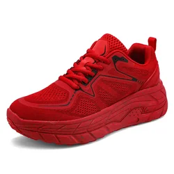 Anti Slip 40-41 Running Vulcanize Sneakers Women Red Running Shoes For Women Bling Sport Fitness Items Special 2024