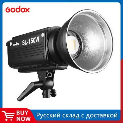 Godox 150WS 5600K White Version SL-150W LED Video Light Studio Continuous Photo Video Light for Camera DV Camcorder