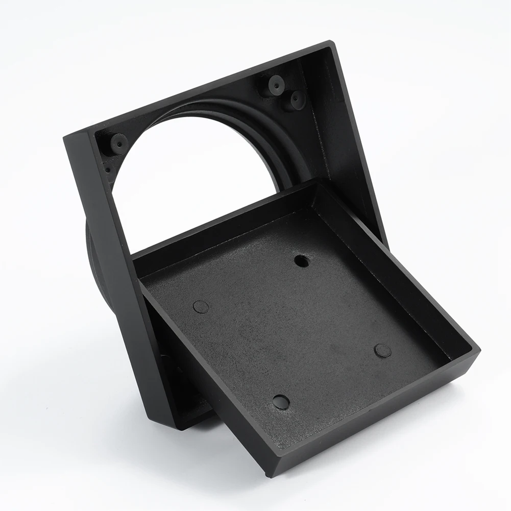 

AT44-Black Copper Floor Drain Large-Flow Deodorizing And Insect Proof Bathroom Balcony Universal Floor Drain 115X115mm