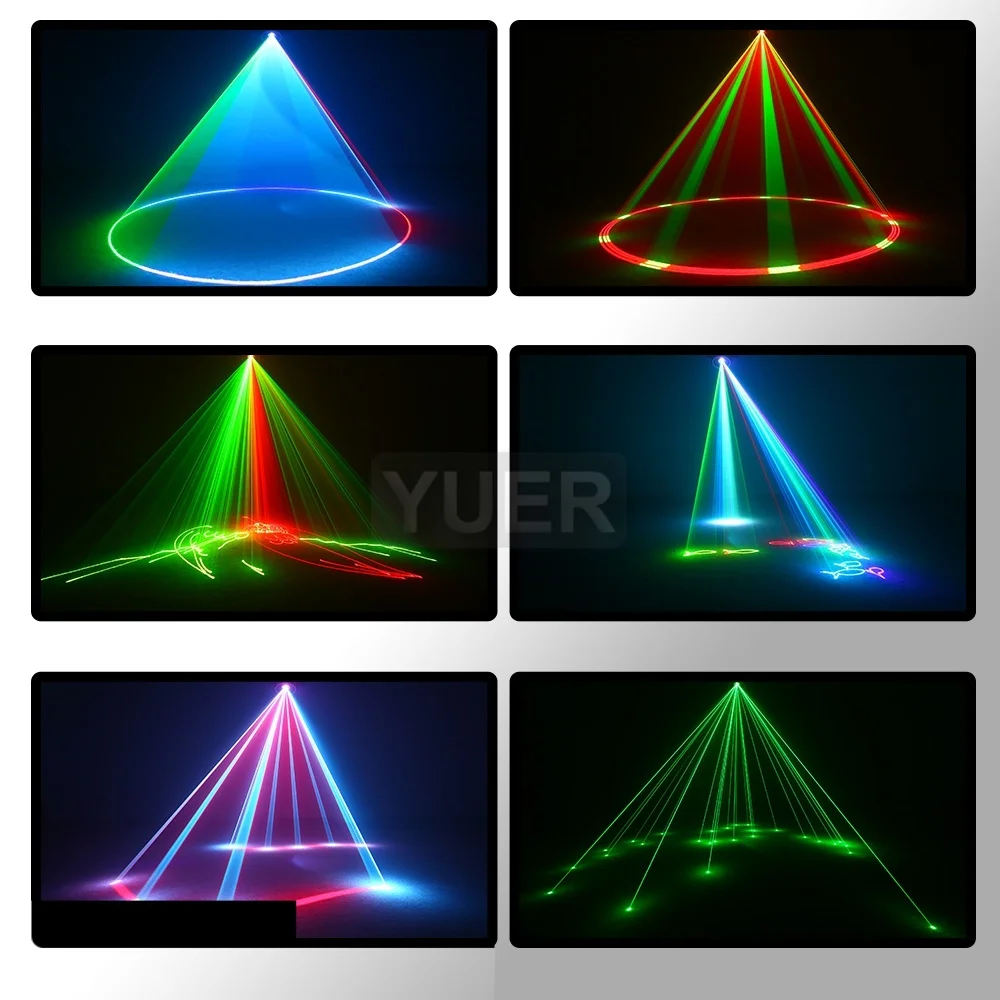 2Pcs/lot 5W ILDA Laser Moving Head Light Scanning Pattern Animation Laser Projector With Aperture For DJ Disco Stage Bar Party