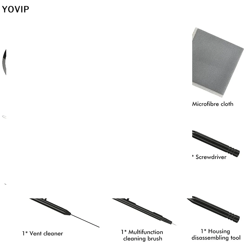 

Набор для чистки слуховых аппаратов: щетка, очиститель вентиляционных отверстий, проволока для чистки с магнитом и петля для удаления воска
