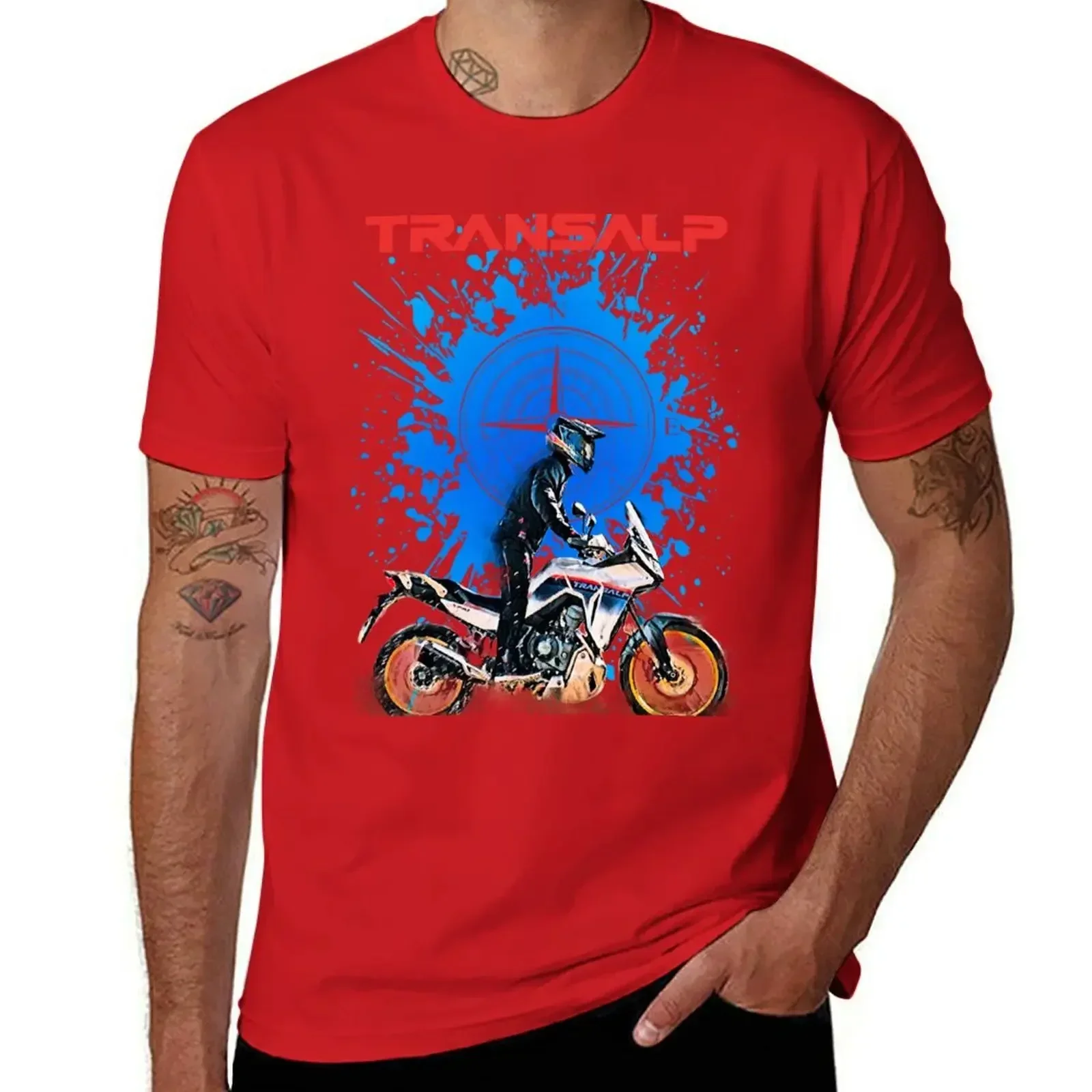 XL 750 Transalp 2024 T-shirt customs design your oversized workout shirts for men new in tops & tees vintage Informal Outfits