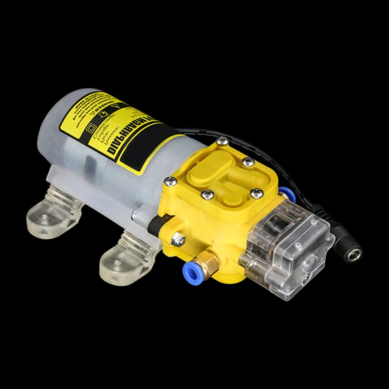 Bomba de agua de diafragma en miniatura de alta presión, autocebante, purificador de agua, Micro bomba de lavado de coche, DC 12V/24V, 30W