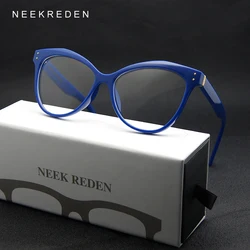 Cat Eye Sun Photochromic Myopia Glasses Women Student Big Frame Finished Optical Eyeglasses -0.5 -0.75 -1.25 -1.5 -2.0 -4.0 -6.0