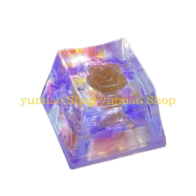 587B Resin Keycaps OEM Profile with Backlights For Mechanical Keyboards Translucently