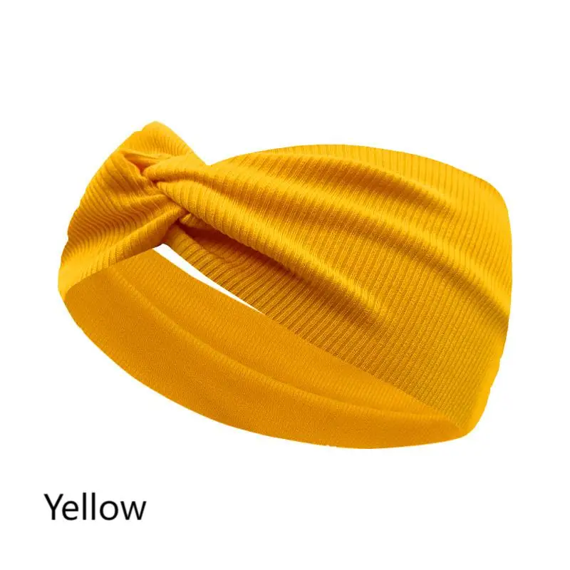 Seidiges Twist-Stirnband aus Stoff mit Gewinde, Yoga, Workout, Laufen, Sport, elastische Haarbänder für Damen, Turban-Haarband für Mädchen – Detail 11