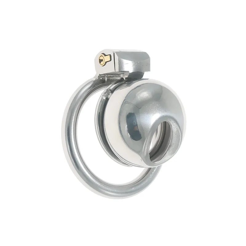 Metal Chastity Cage Stainless Steel Chastity Cage BDSM Anti-shedding Restraint Control Cock Ring Erotic Sex Toys For Men Gay