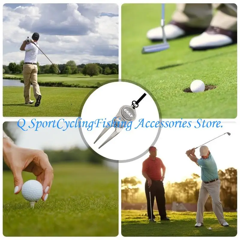 31KC Golfs Divot Tool Golfs Fork Green Repair Tool Golfs Mark