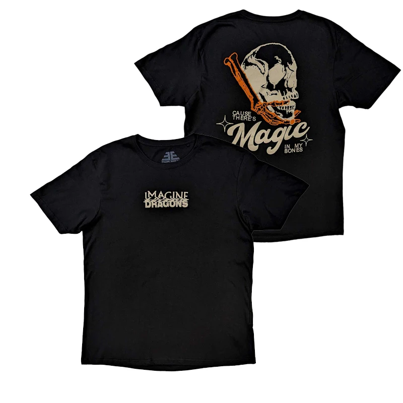 

Классическая футболка Imagine Dragons Band 2025 года, рок-музыка, мужская и женская повседневная футболка с короткими рукавами, хлопковые топы, летняя одежда