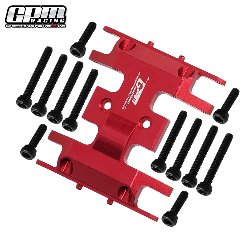 Cubierta de engranaje inferior de aluminio GPM para AXIAL 1/24 SCX24 Deadbolt SCX24 Jeep AXI00002