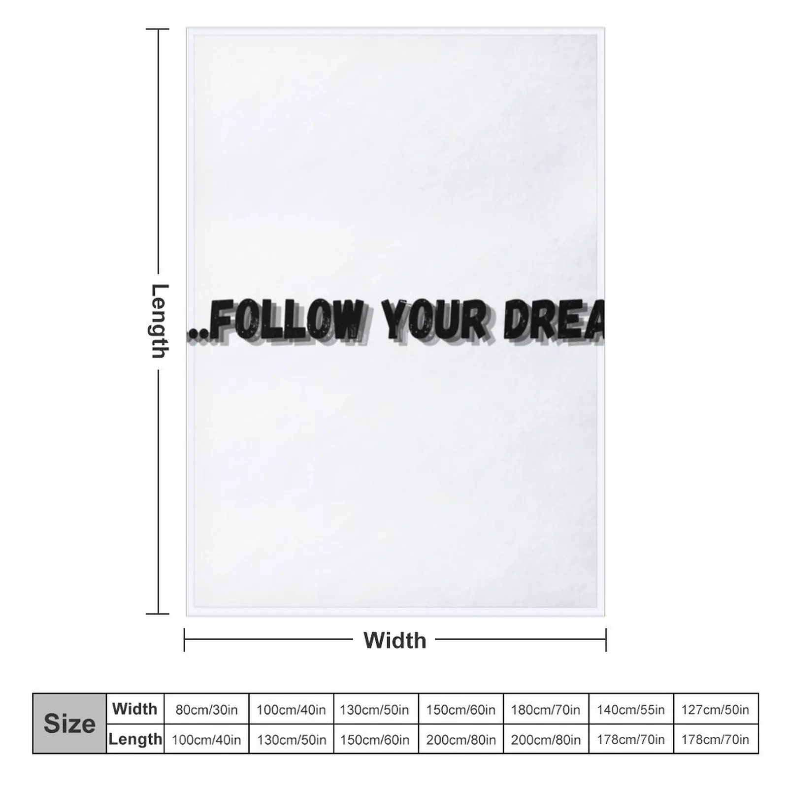 Follow your dreams The Spins Throw Blanket Soft Beach Blankets