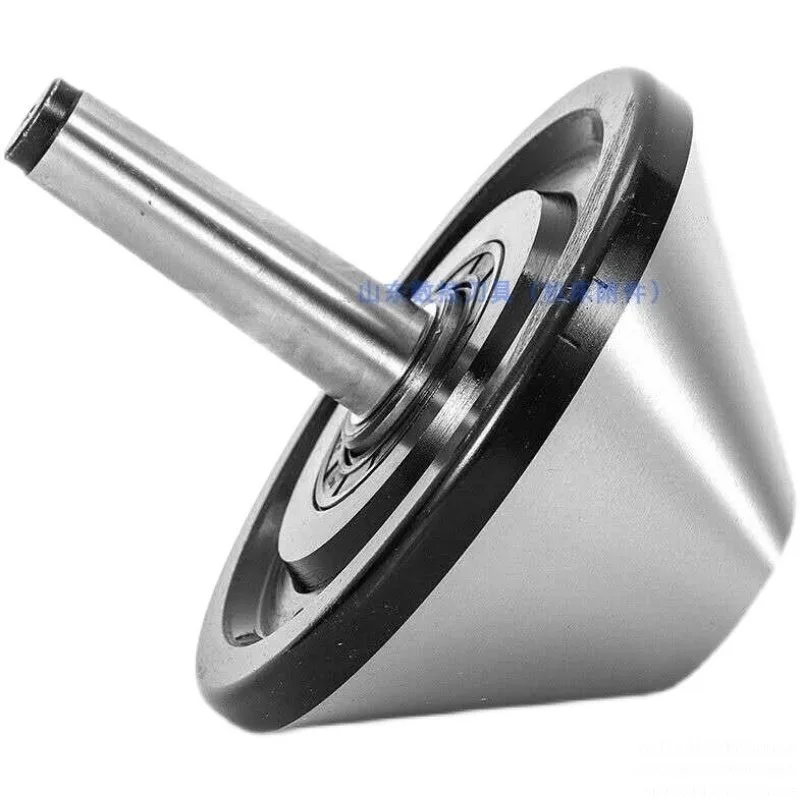 Lathe tailstock umbrella type movable top Mohs No. 4 umbrella type top rotating big head heavy umbrella thimble