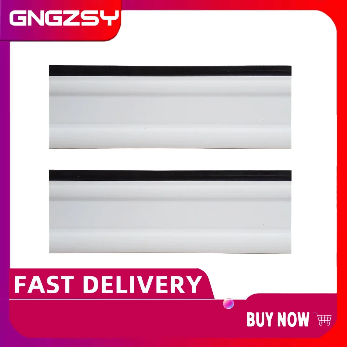 

CNGZSY 2pcs Soft Rubber Squeegee Window Glass Water Wiper Advertising Wall Paper Scraper Car Styling Vinyl Wrap Film Tools A29