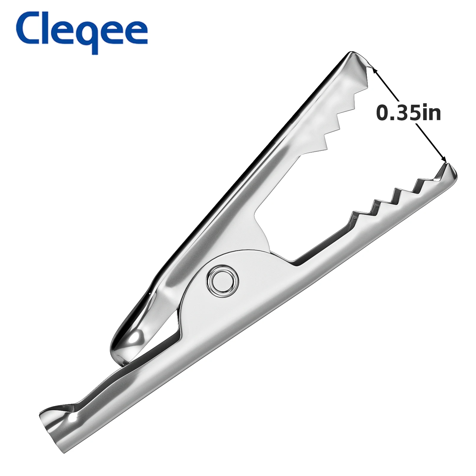 Cleqee 듀얼 악어 클립 테스트 리드, 더블 엔드 악어 클립 테스트 와이어, 전기 DIY 케이블, 50cm, 레드 블랙, P1025 2 개