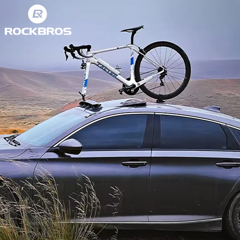 ROCKBROS 2 Bike Rack Suction Roof-Top Quick Install Bicycle Car Racks Carrier Cycling Roof Rack Bike Accessory Local Shipping