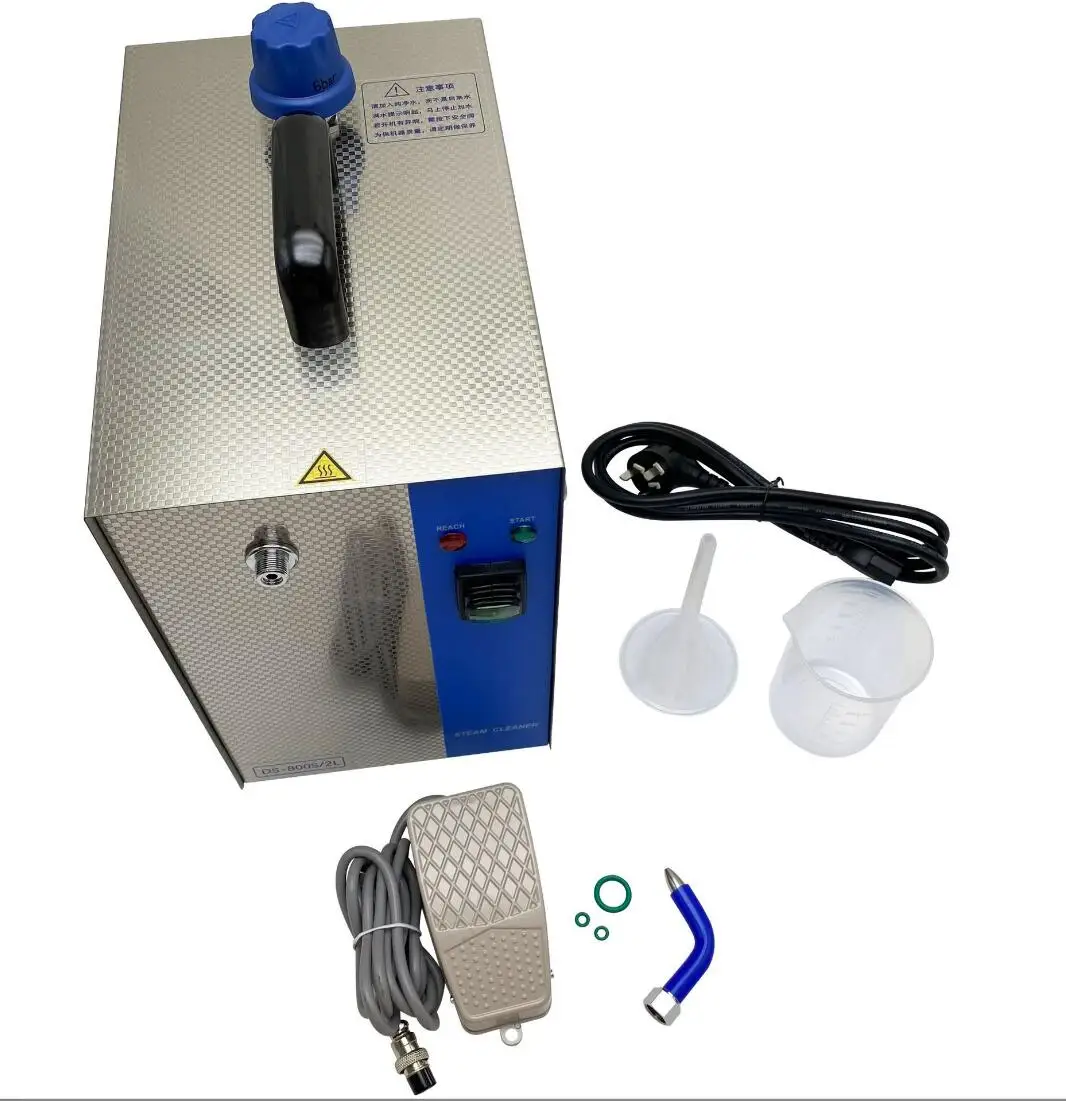 Machine de nettoyage à vapeur pour bijoux, en acier inoxydable, haute température, avec réservoir d\'eau, équipement de bijoutier