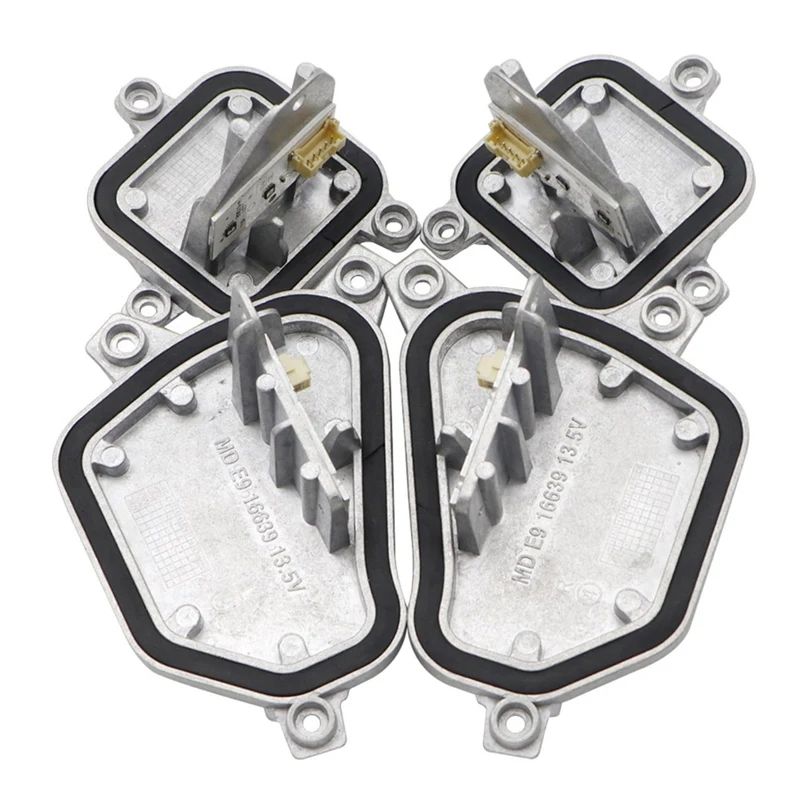 

X-T 4Pcs Car LED Module DRL Daytime Running Headlight 63117428791 63117428792 For BMW X1 F48 2017-2019 90068144C 90068145C Parts