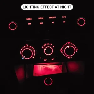 AC Car Air conditioning button, heat control switch Accessories button, Volkswagen VW Polo 2004-2013, MK4, MK5 9n, 9n3, 6R, 3pcs 6 Main Sales Command Air Conditioning Polo - №3