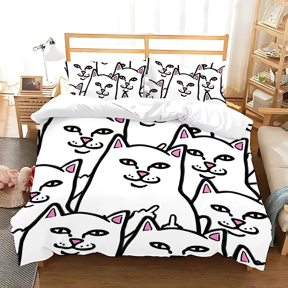 Duvet Cover Pillowcase Bedding HOT Fashion R-RIPNDIPS Adult BoyGirl Bedroom Decoration Children Gift Single Double Large Size