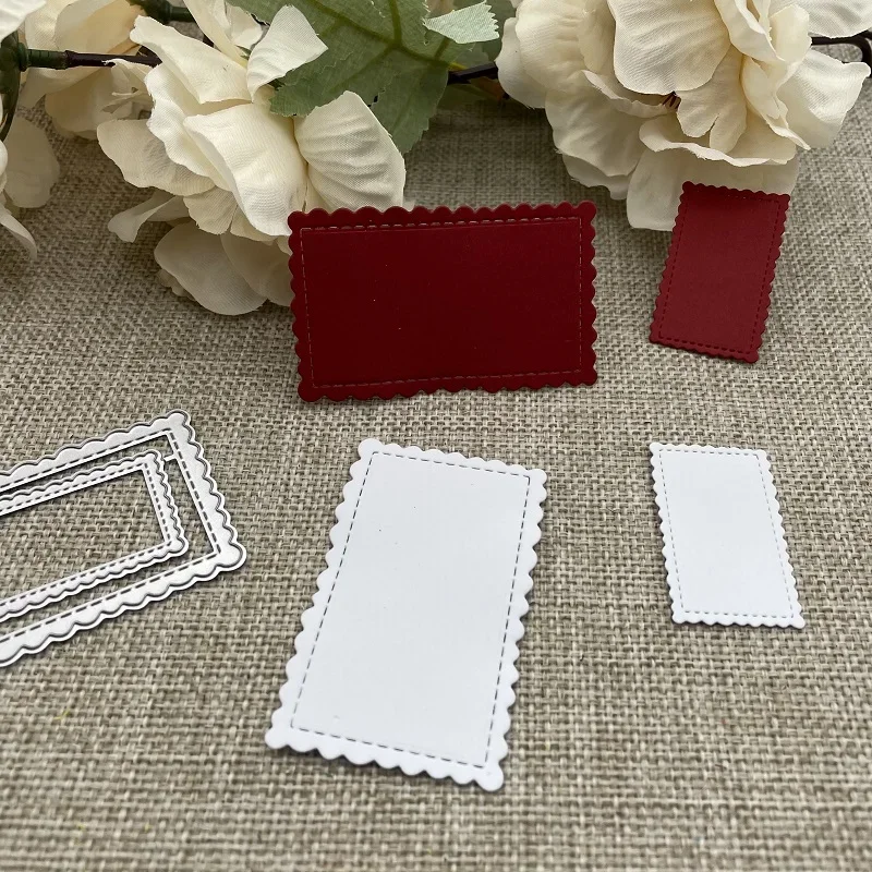 Wavy Frame Metal Cu…