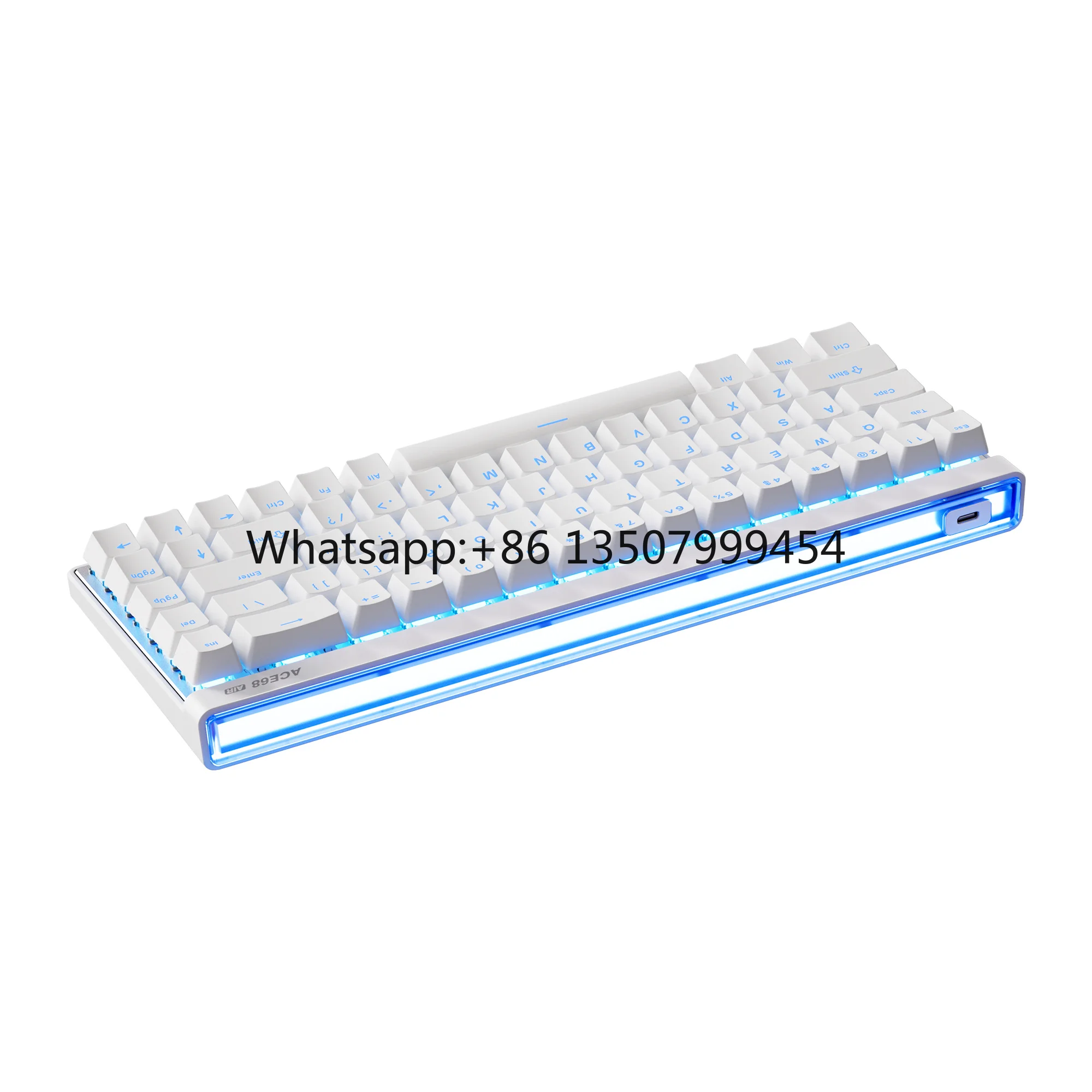 

Ace68 Air Magnetic Switch Keyboard RT Gaming Customized Magnetic Wired Connection Full Key Hot Swap Web Driver