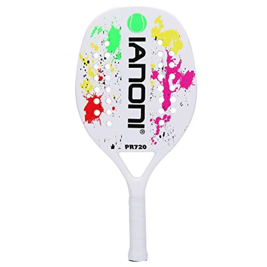 

Beach Tennis RacketCarbon Fiber Grit Face with EVA Memory Foam Core Beach Tennis Racket
