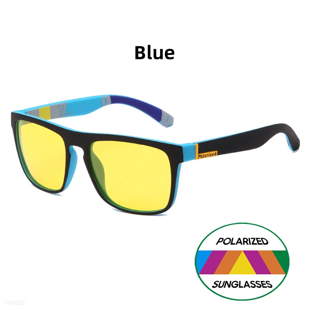 VIVIBEE Nachtsichtbrille Gelb Polarisiert UV400 Männer Platz Schutzbrillen Sport Frauen Blendschutz Auto Okulare – Detail 11