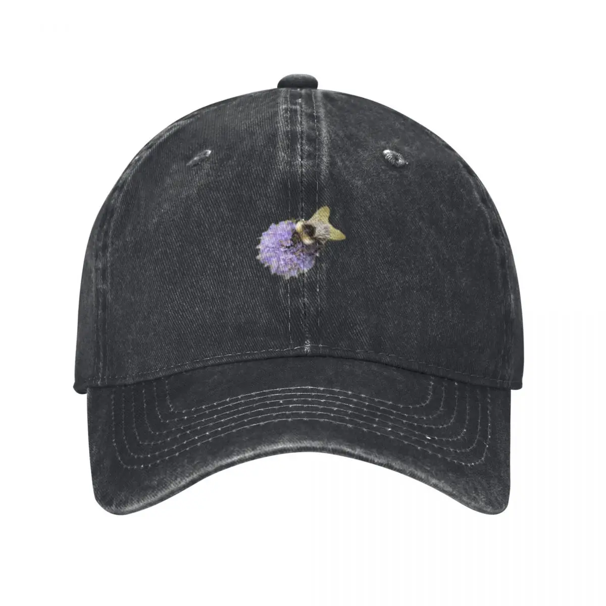 

Bumblebee gathering nectar from flower - Funny Animal Baseball Cap Kids Hat Military Cap Man Women's Beach Outlet 2025 Men's