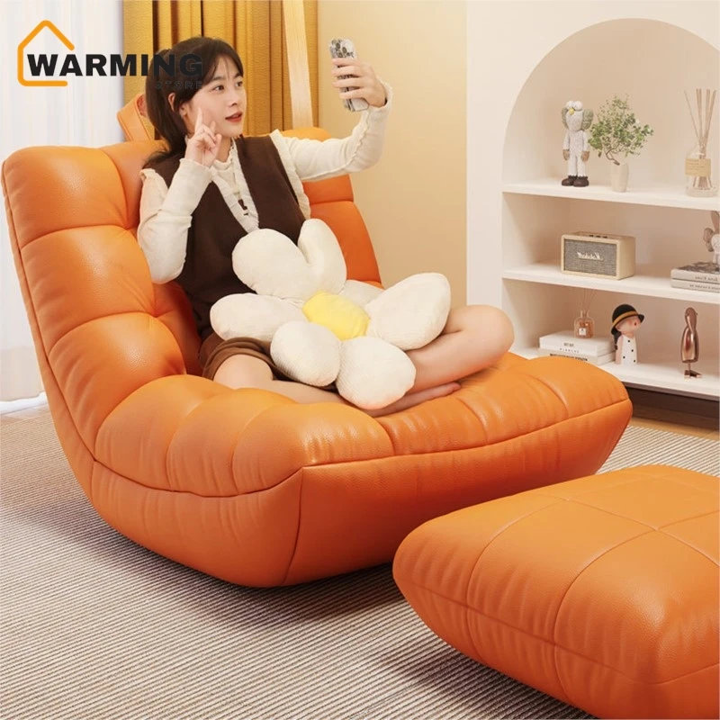 

Lazy Sofa Can Lie Can Sleep Caterpillar Single Bedroom Small Sofa Master Bedroom Lounge Chair Tatami Balcony Lounge Chair Couch