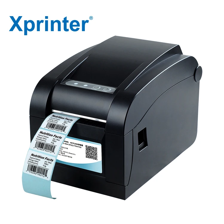 Xprinter XP-350B/350BM Two in One 3inch/80mm Direct Thermal Receipt Ticket and Barcode Printer Label and Sticker Print Machine
