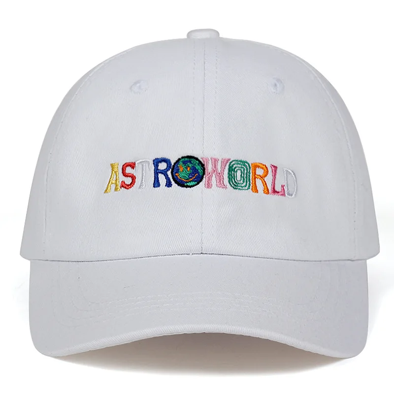 ASTROWORLD Embroidered Baseball Cap Rapper Travis Scott Album Soft Top Peaked Cap Export