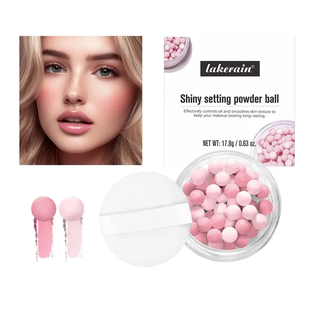 Roze Ronde Poederdons Zacht Fluweel Losse Poeder Instelling Spons Cosmetica Rookwolken Wasbaar Gezicht Oog Koreaanse Make-up Tools
