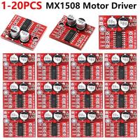 1-10PCS L298N DC Motor Driver, MX1508 Mini Dual Channel 2-10V 1.5A 2 Way PWM Speed Controller Dual H-Bridge Stepper Motor Driver