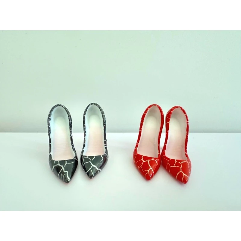 

TA619 high heels shoes handmade paintings gifts accessories for your 1/6 Chinese doll Xianxian dolls and Fashion royalty FR2