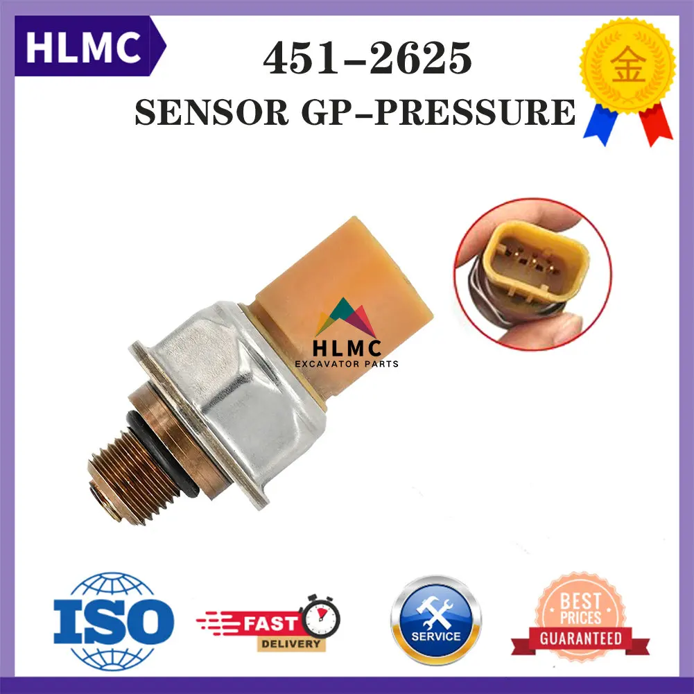 Excavator Parts 374F E374F E390F MH3295 Oil Pressure Sensor Fuel Pressure Sensor  CA4512625 451-2625 4512625 7PP4-7