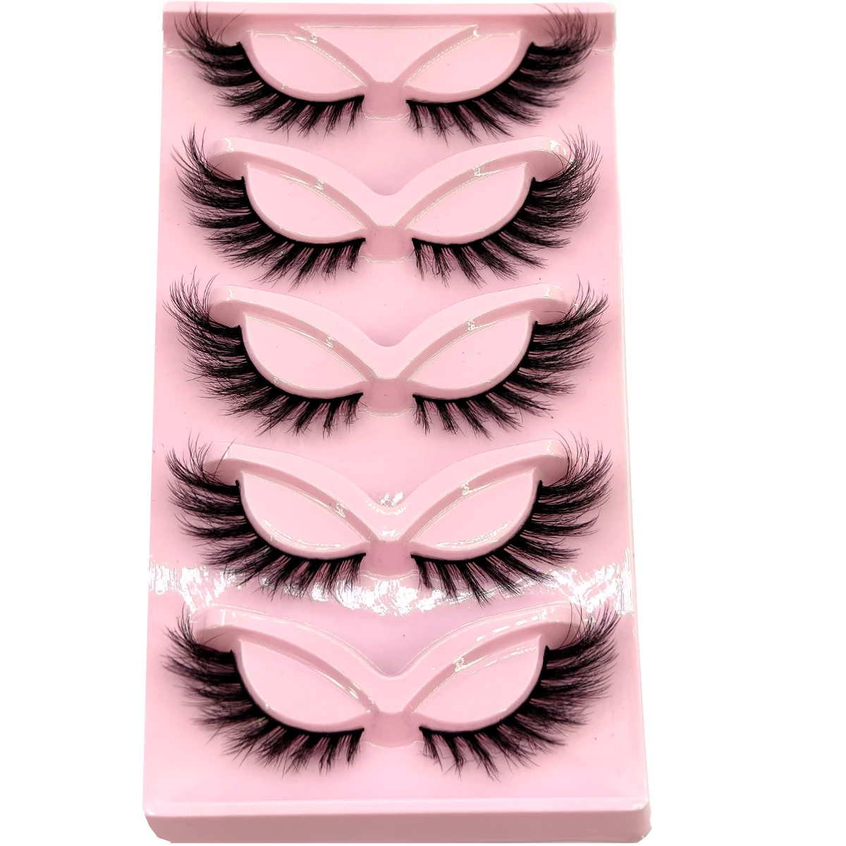 Cils de chat longs naturels, en vison Él, accessoires de maquillage