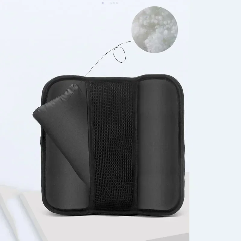 حامل تعديل حزام مقعد السيارة، غطاء حشوة حزام الأمان للأطفال الصغار، طقم وسادة كتف آمنة مضادة للرقبة #3