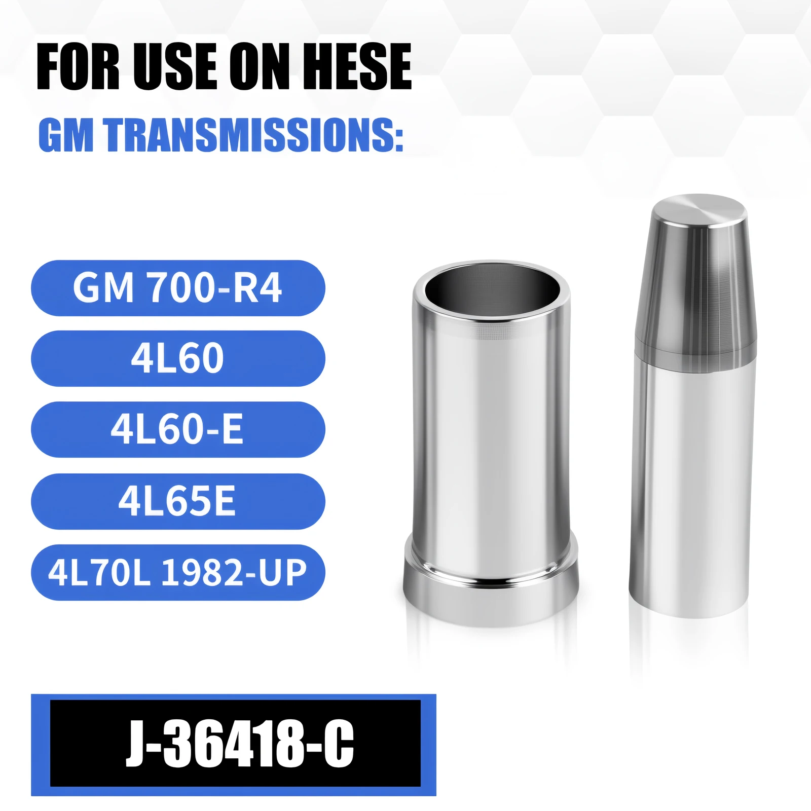 Turbine Shaft Seal Installer/Resizer Transmission Tool J-36418-C for GM 700R4 4L60 4L60E 4L65E 4L70L 1982-UP - Image 3