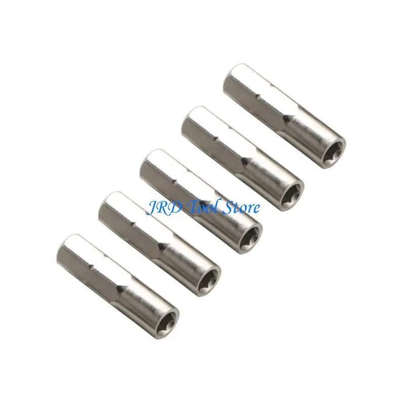 A2UD 5PCS Hexagonal Shank Adapter For Bit And Screwdriver Set