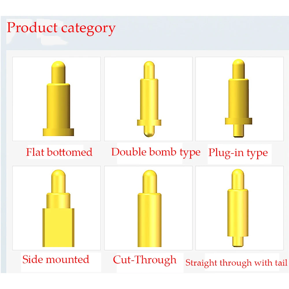 1ชิ้น Strom frühling geladen Pogo Pin mänlich weiblich Power batterie stecker pogopin HEADER 8 24 9 11,5 10 6 15