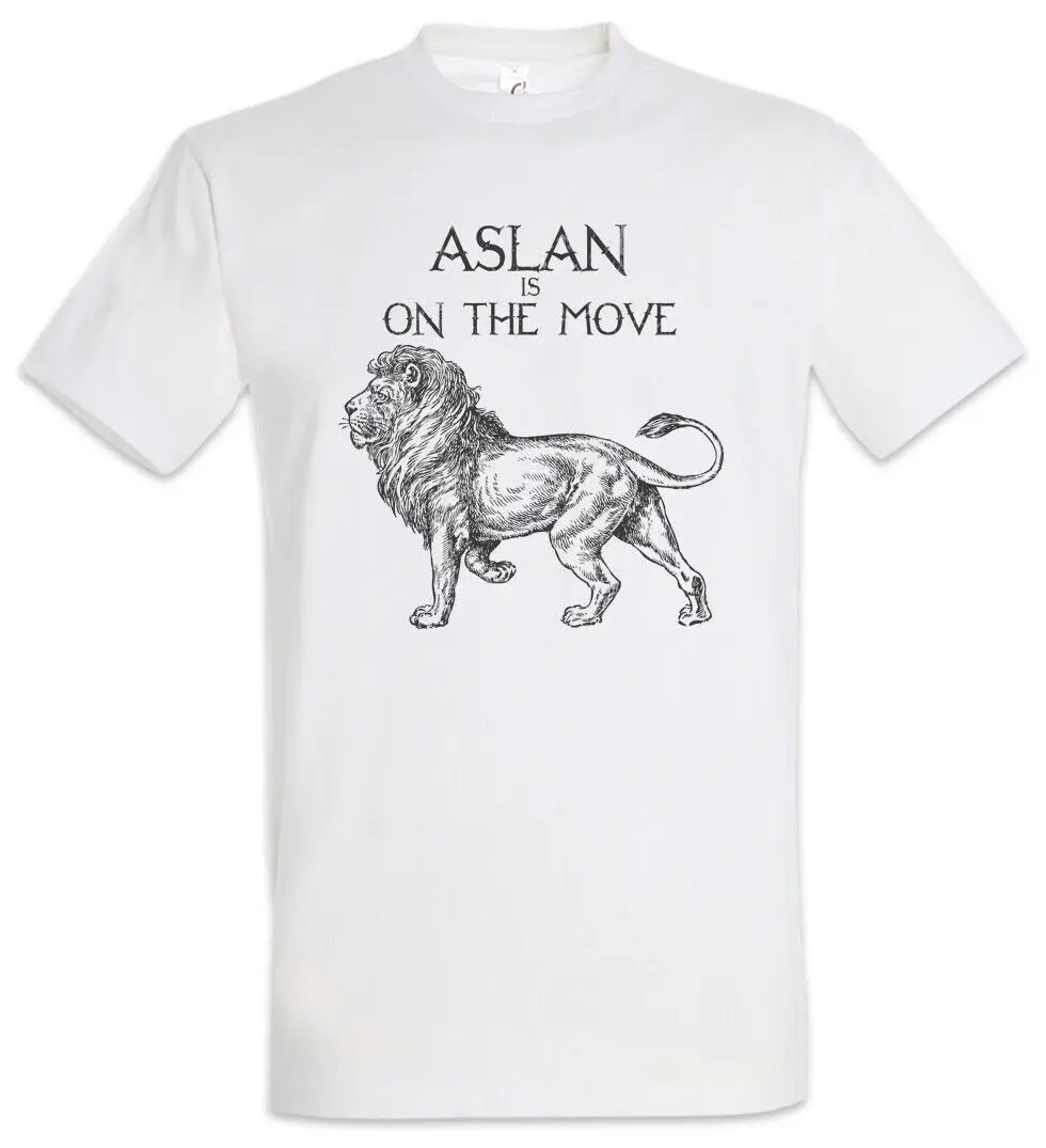 Aslan Is On The Move The Chronicles Lion Caspian Susan Peter of Narnia T-Shirt