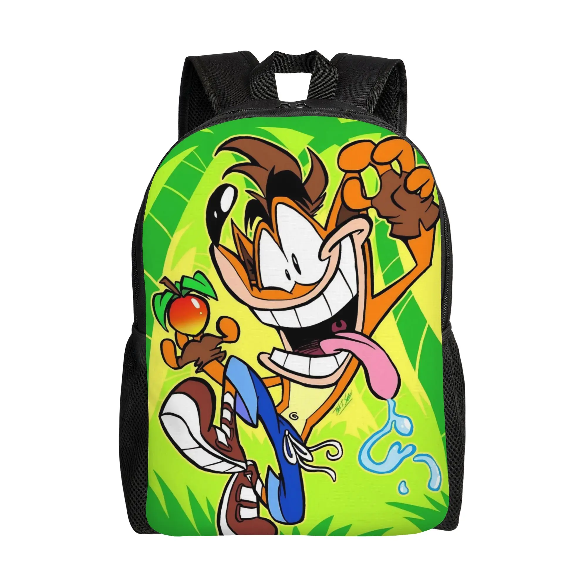 Crashd Bandicoots Game Backpack for Men Women Fashion High School Work Daypack  Laptop Computer Shoulder Bag Outdoor