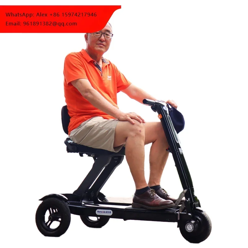 

Factory Price Wholesale Safe Speed 6.5KM/H 36V 170W 3 Wheel Scooter Newest Elderly Foldable Electric Scooter