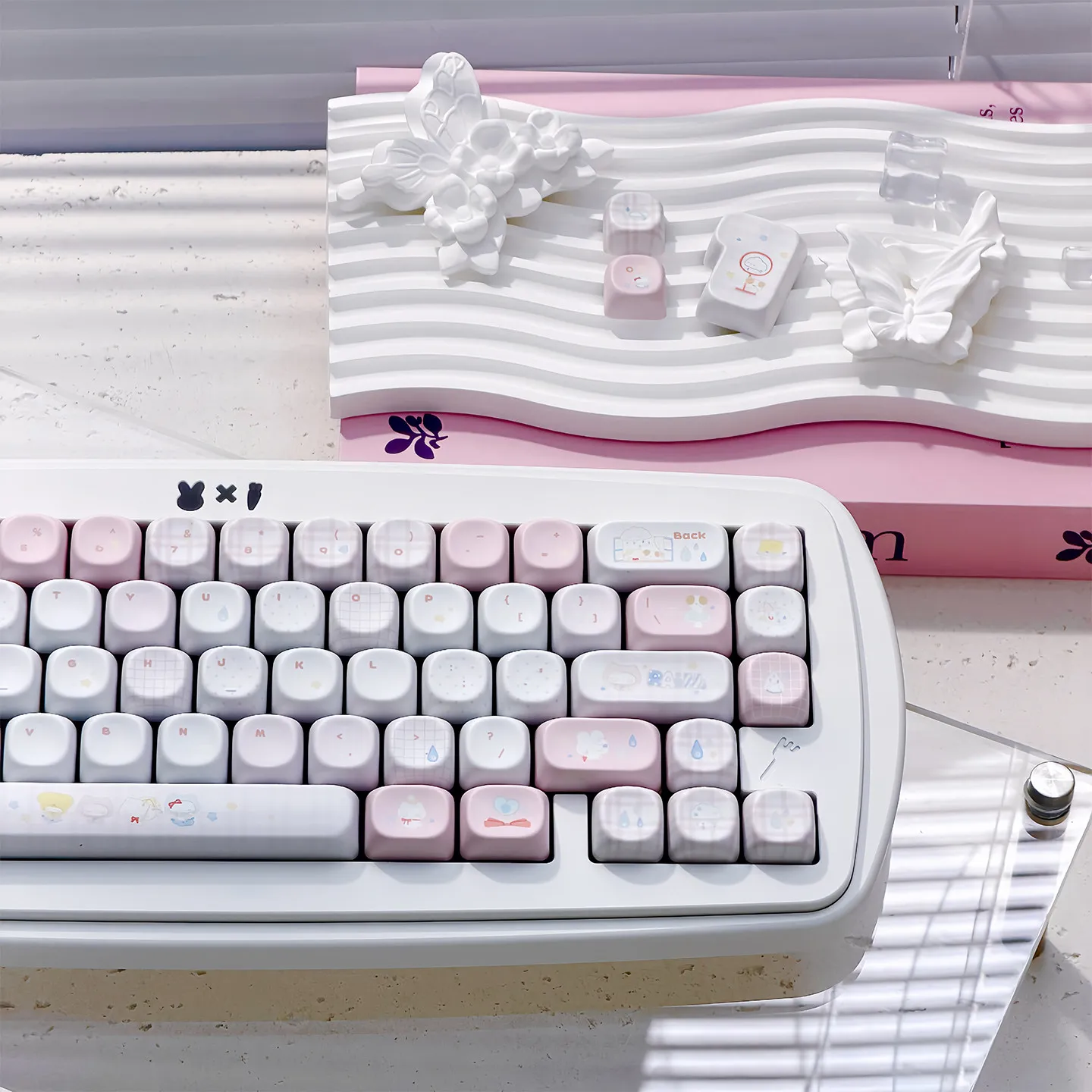 URE Märchen-Kindergarten Tastenkappen-Set für MX Gamer Mechanische Tastatur Personalisierte Tastenkappen Cherry-Profil Maßgeschneiderte Geschenke – Detail 16