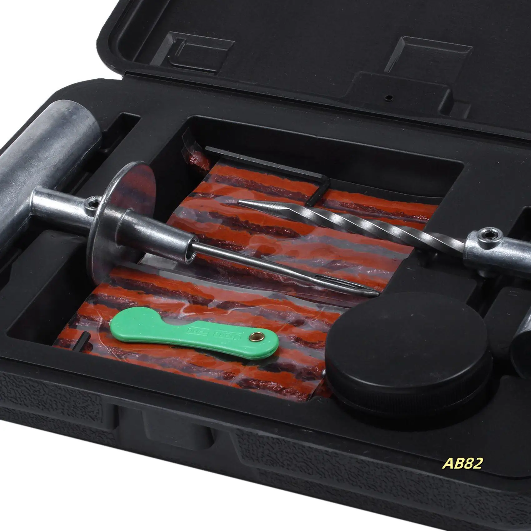 

2 комплекта, комплект для ремонта автомобильных шин, автомобильный фургон, мотоцикл, велосипед, инструменты для ремонта шин, аварийный комплект для ремонта проколов бескамерных шин