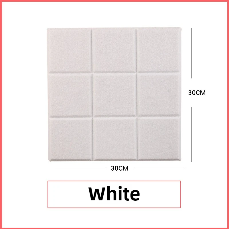 30x30cm 5PCS Felt Board Wall Stickers Message Board Photo Wall Works Background Wall Cork Bulletin Display Board Room Home Decor
