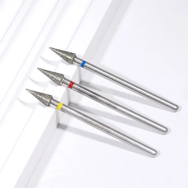 1 قطعة قاطعة المطحنة الماس ل مانيكير مسمار مثقاب الخشب ملحق باديكير آلة كهربائية مسمار بت الذباب هلام مزيل أدوات الأظافر #3