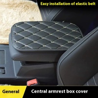 Universal Car Armrest Box Pad  Wear-ResistantFits All Car Models for Volkswagen VW CC T-ROC Golf 4 5 6 7 Sharan 7N Passat B5 B6