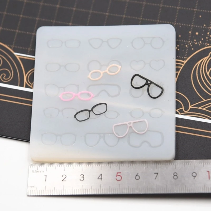 Soft Clay Face Eyeglass Frame Silicone Mold Craft Silicone Mould Soft Clay Face Resin Mold for DIY Drop Shipping