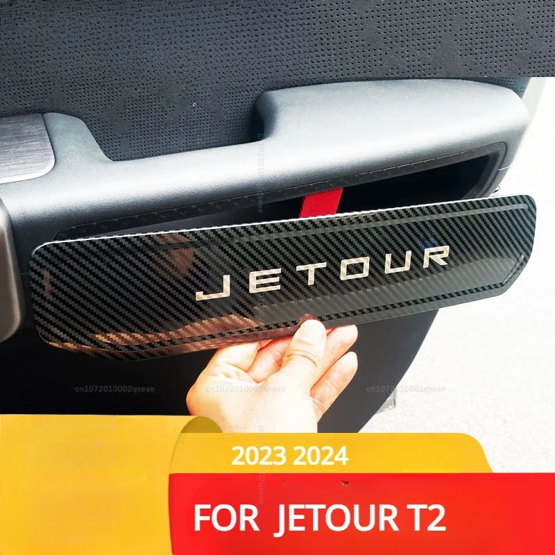 

Car Stainless Steel Door Handle Panel Decorative Cover for Chery Jetour Traveller T2 2023 2024 Modification Accessories